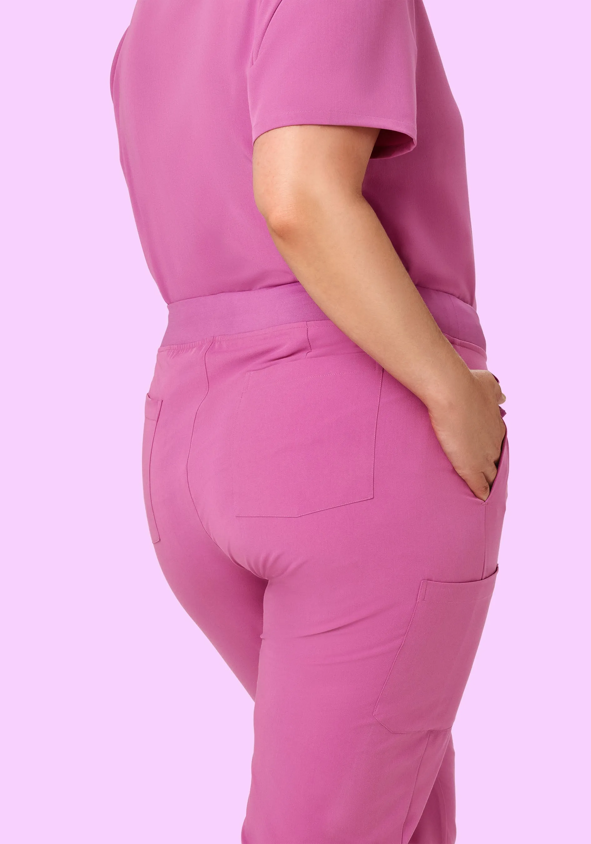 9 Pocket Joggers Dahlia