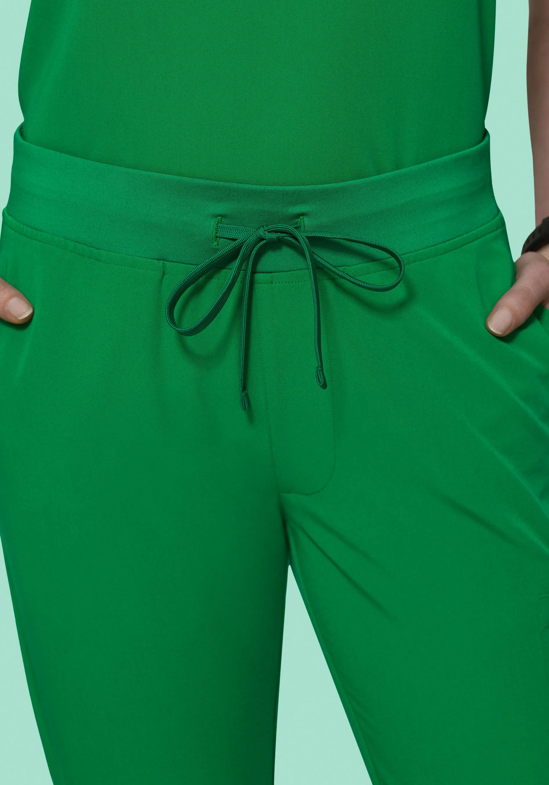 9 Pocket Joggers Emerald