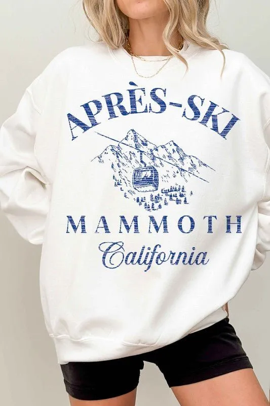 Apres Ski Mammoth California Oversized Sweatshirt