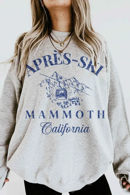 Apres Ski Mammoth California Oversized Sweatshirt