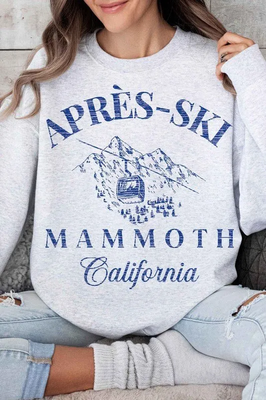 Apres Ski Mammoth California Oversized Sweatshirt