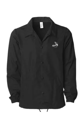 Athletic Apparatus Black On Black Coaches Jacket