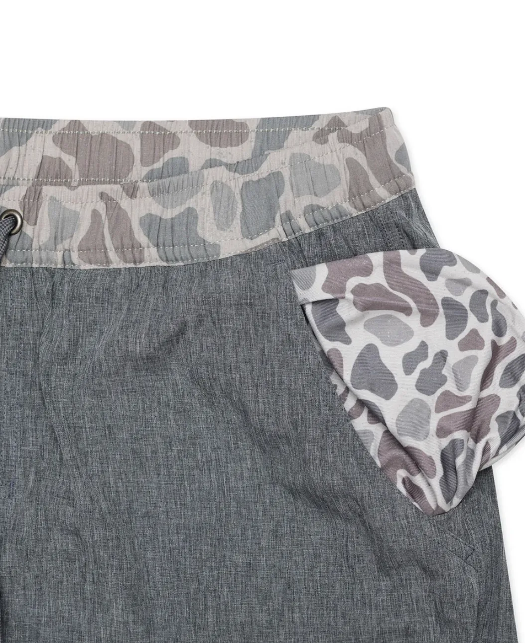 Athletic Short - Grizzly Grey - Classic Deer Camo Liner