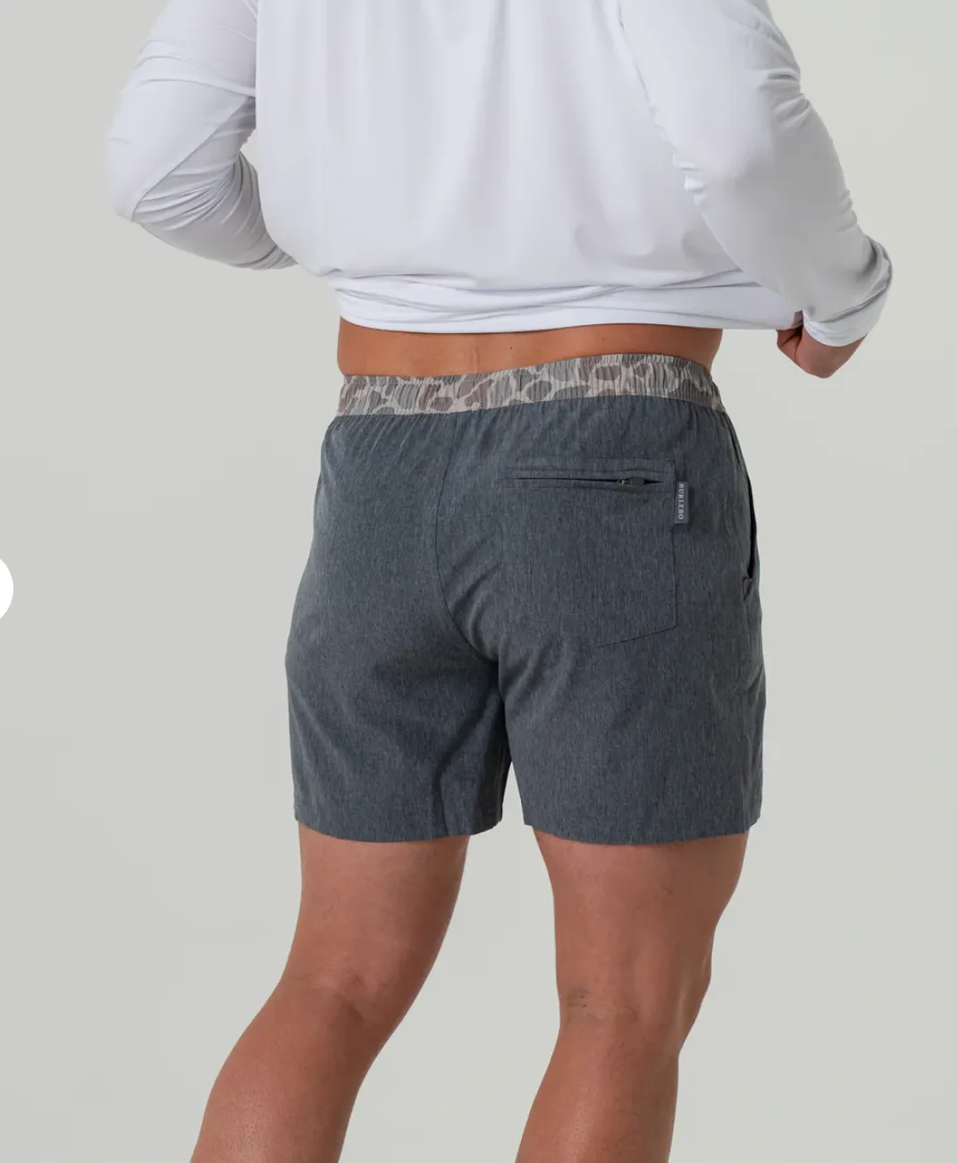 Athletic Short - Grizzly Grey - Classic Deer Camo Liner
