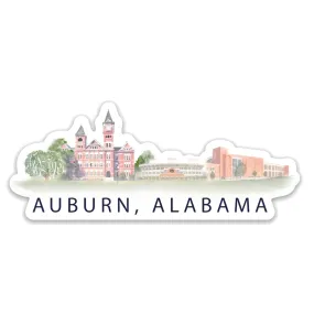 Auburn, Alabama | Watercolor Sticker