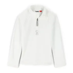 Big Girls Shimmer Bug Half Zip - White (2022)