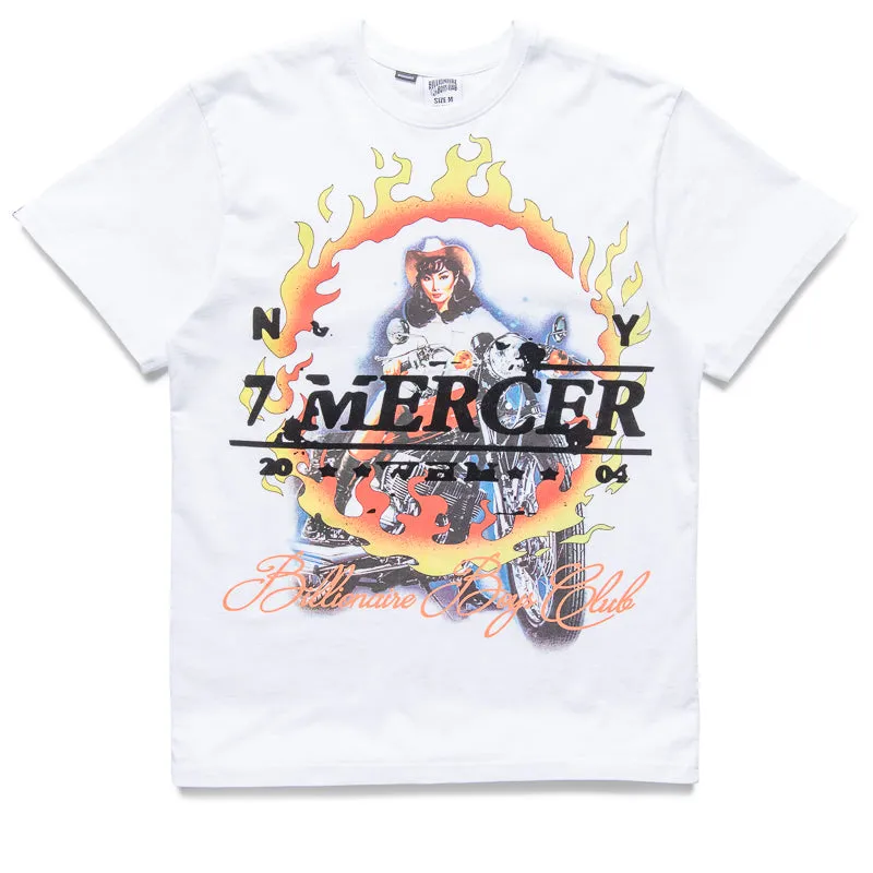 Billionaire Boys Club Mercer M.C Knit Tee - White