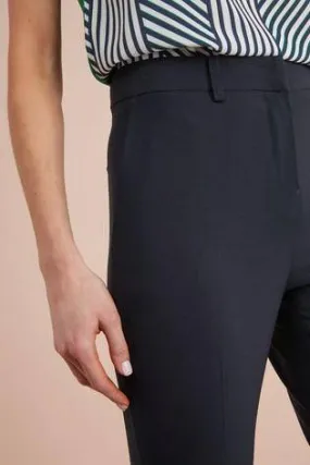 BLACK SLIM TROUSERS