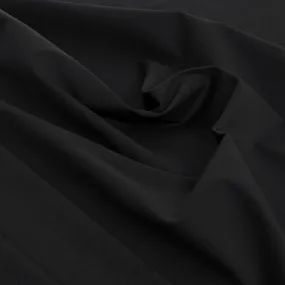Black Stretchy Cotton Nylon Blend 1830