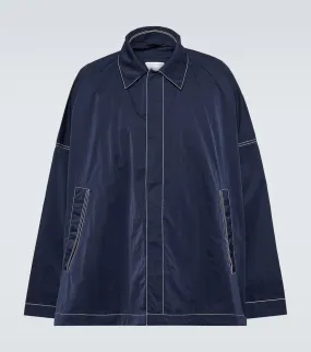 Bottega Veneta Technical jacket with leather puffer vest