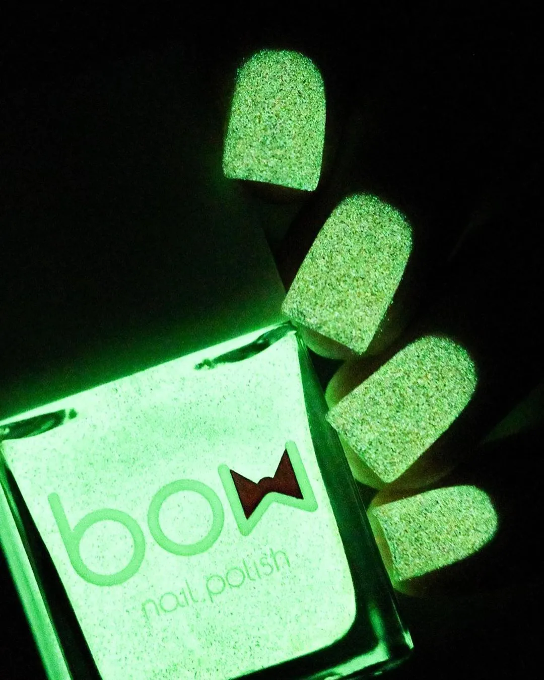 Bow Nail Polish -Sun Flash Afterglow (Solar   Reflective   Glow in the Dark)