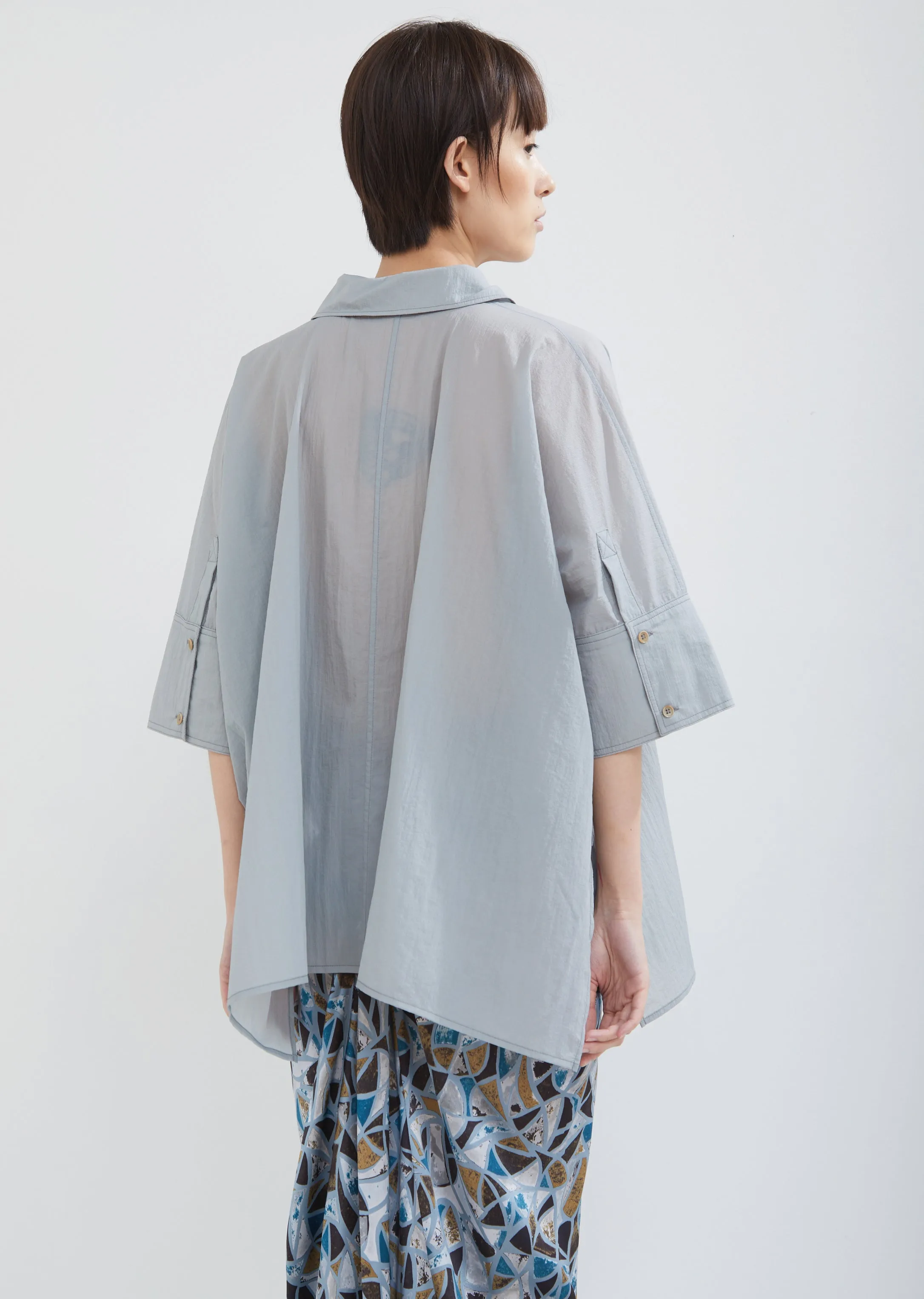 Brehy Waterproof Ripstop Boxy Shirt