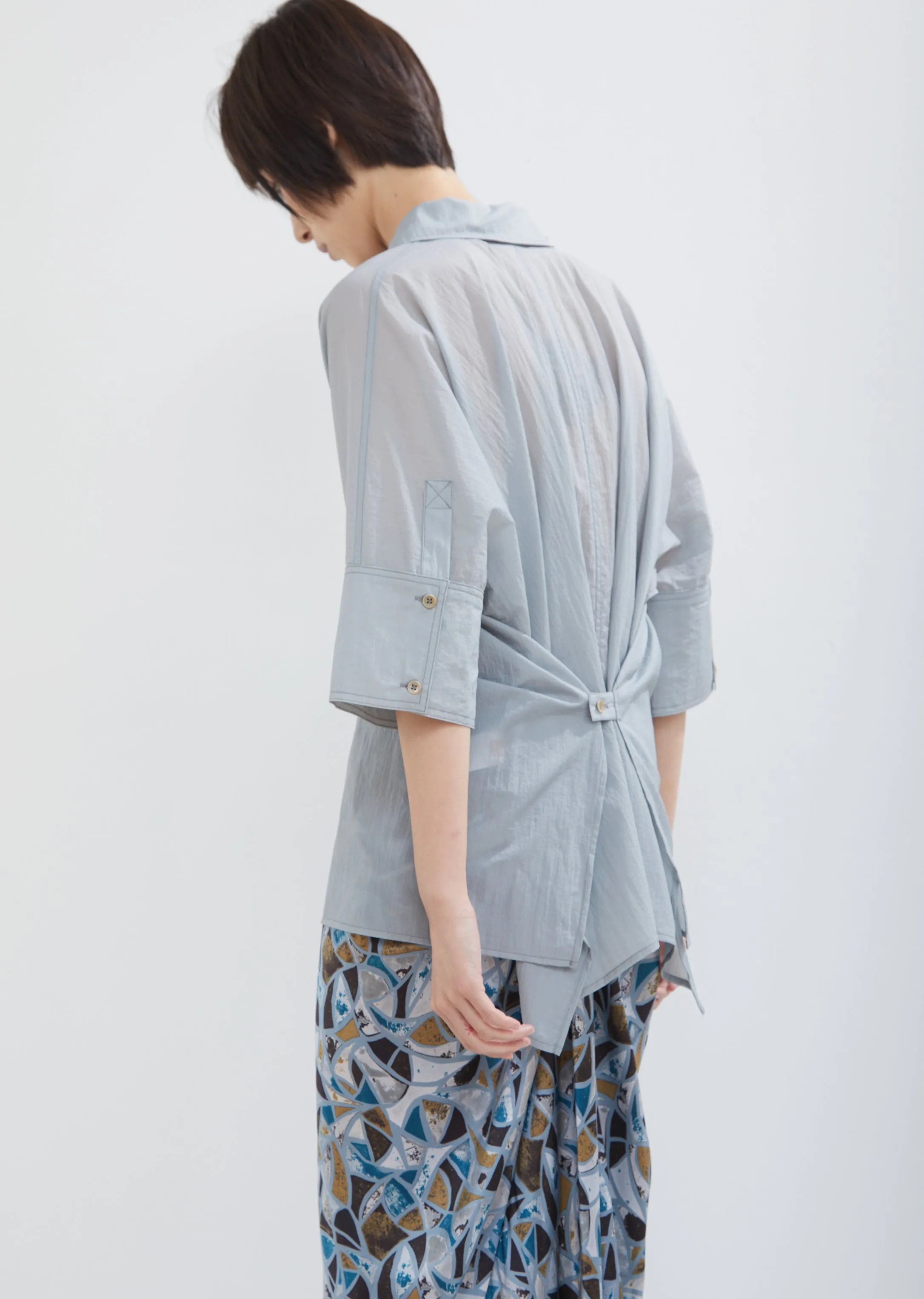 Brehy Waterproof Ripstop Boxy Shirt