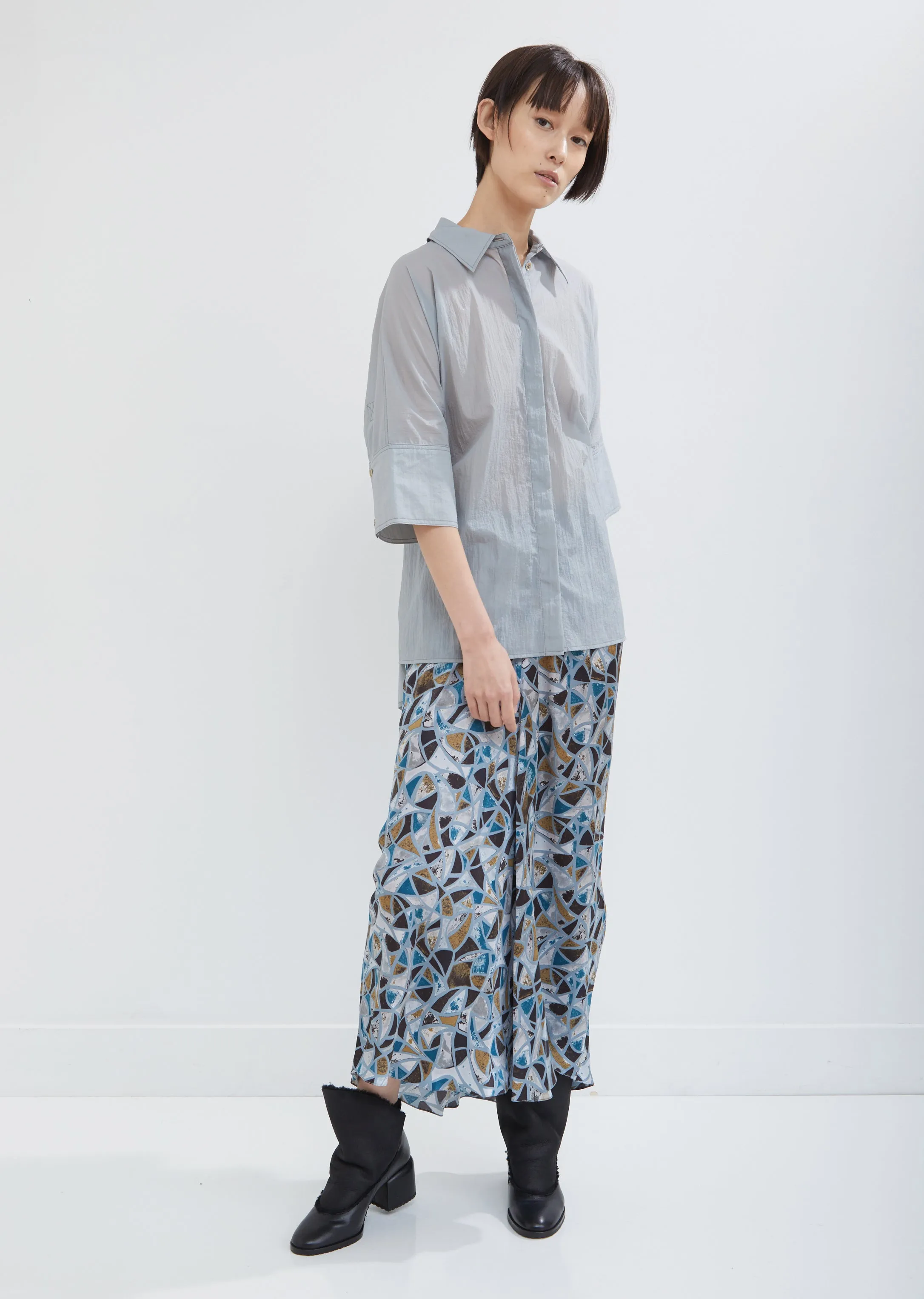 Brehy Waterproof Ripstop Boxy Shirt