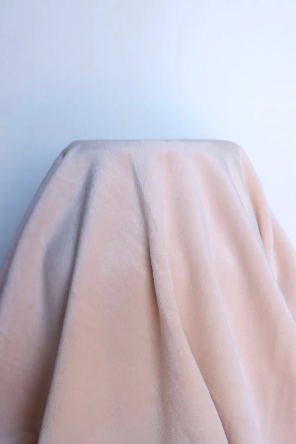 Buttercream Stretch Velour