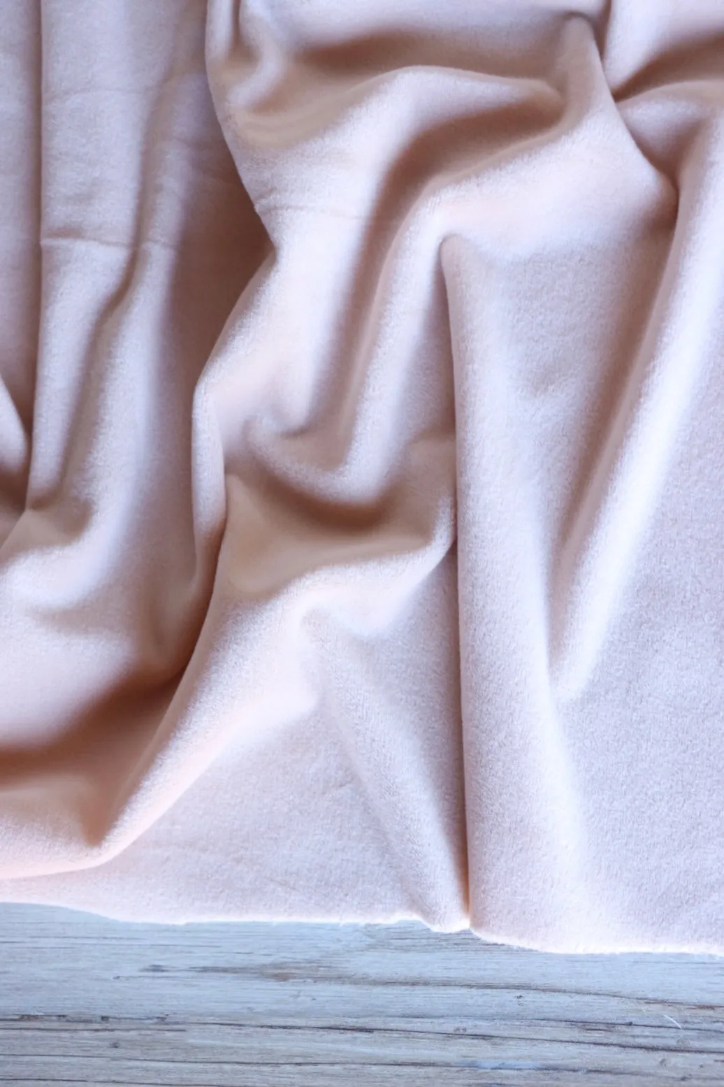 Buttercream Stretch Velour
