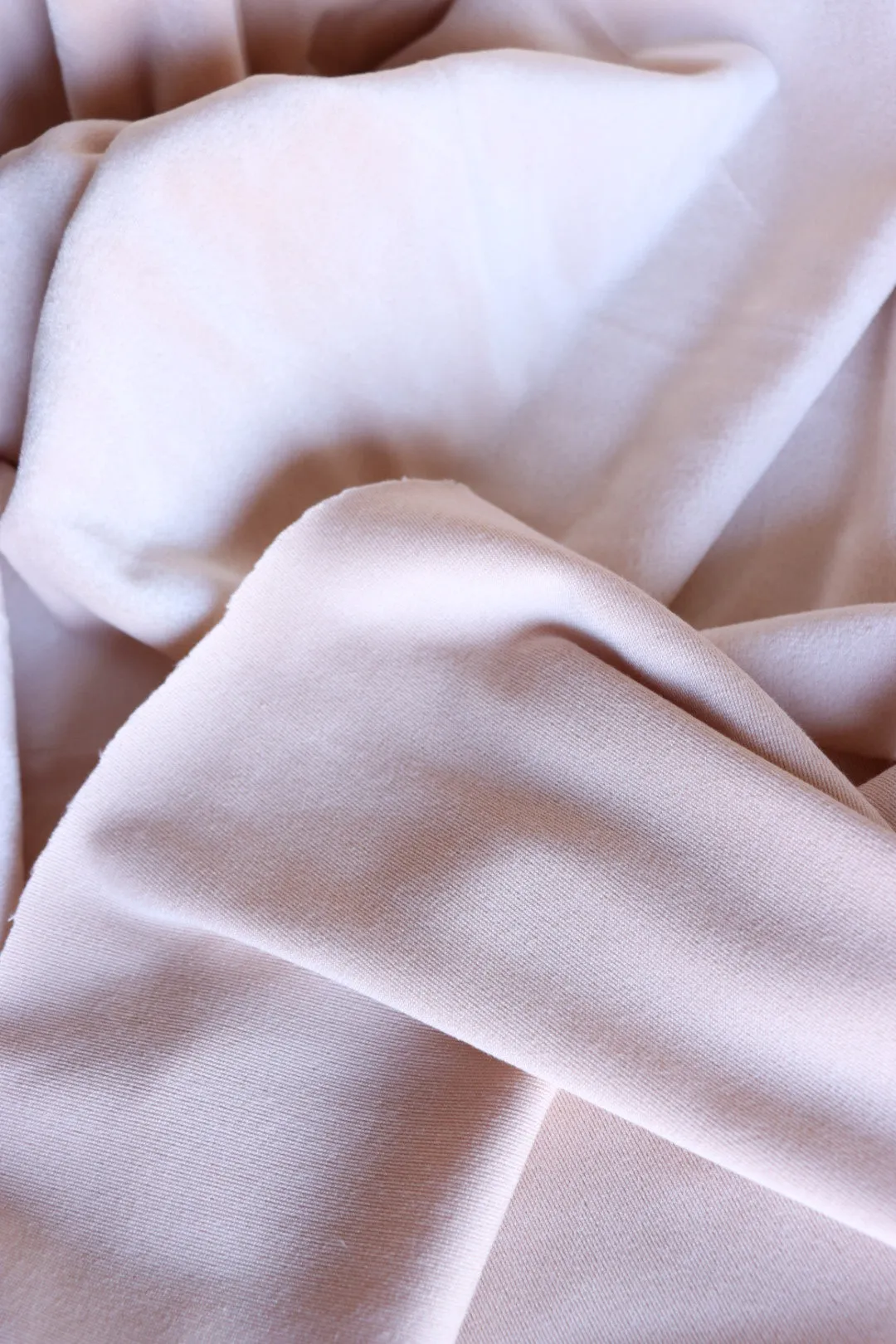 Buttercream Stretch Velour