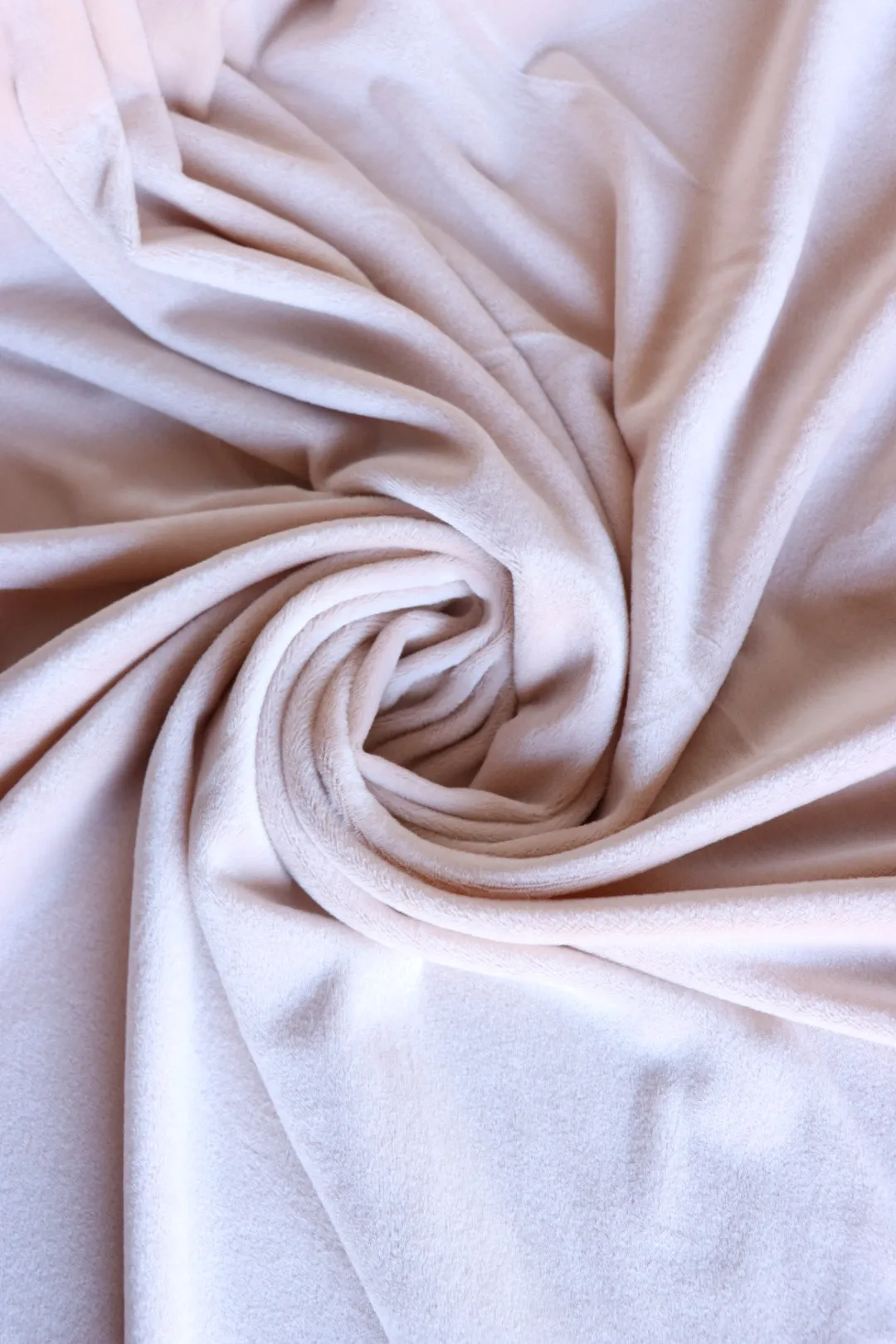 Buttercream Stretch Velour