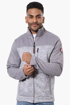 Canada Weather Gear Zip Up Fleece Lightweight Jacket - Grey