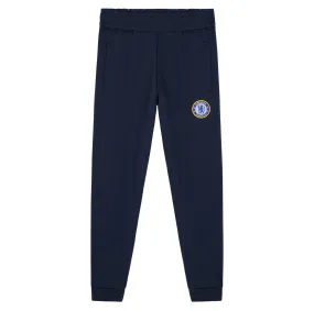 Chelsea F.C. Boys Sweatpants - 2 Pockets Cuffed Ankles Sweatpants for Kids