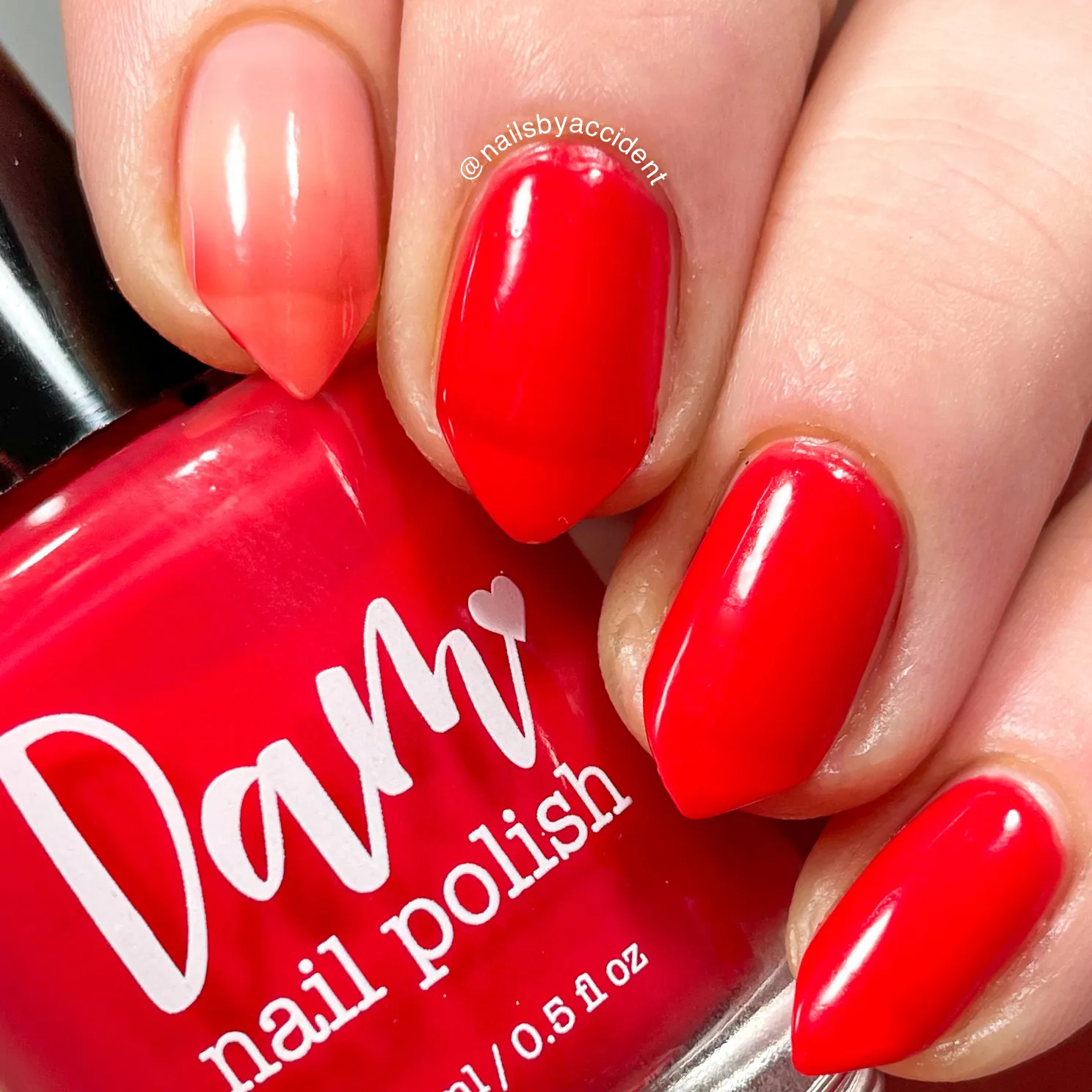 Concealed Crimson - Thermal Nail Polish - Clearly Rainbows Collection