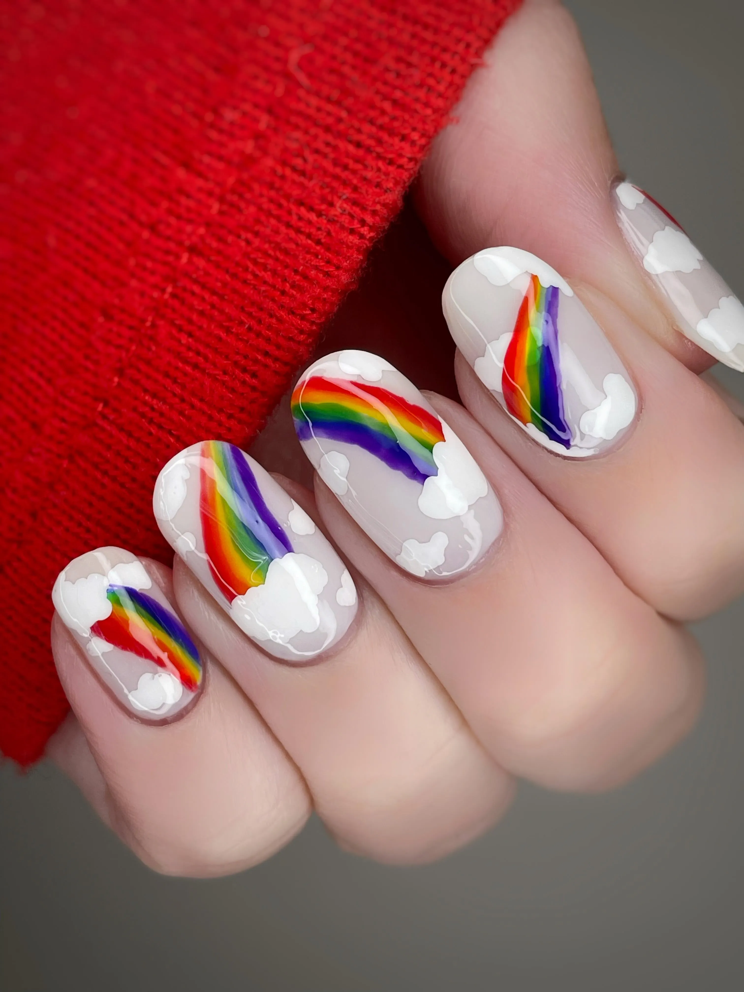 Concealed Crimson - Thermal Nail Polish - Clearly Rainbows Collection