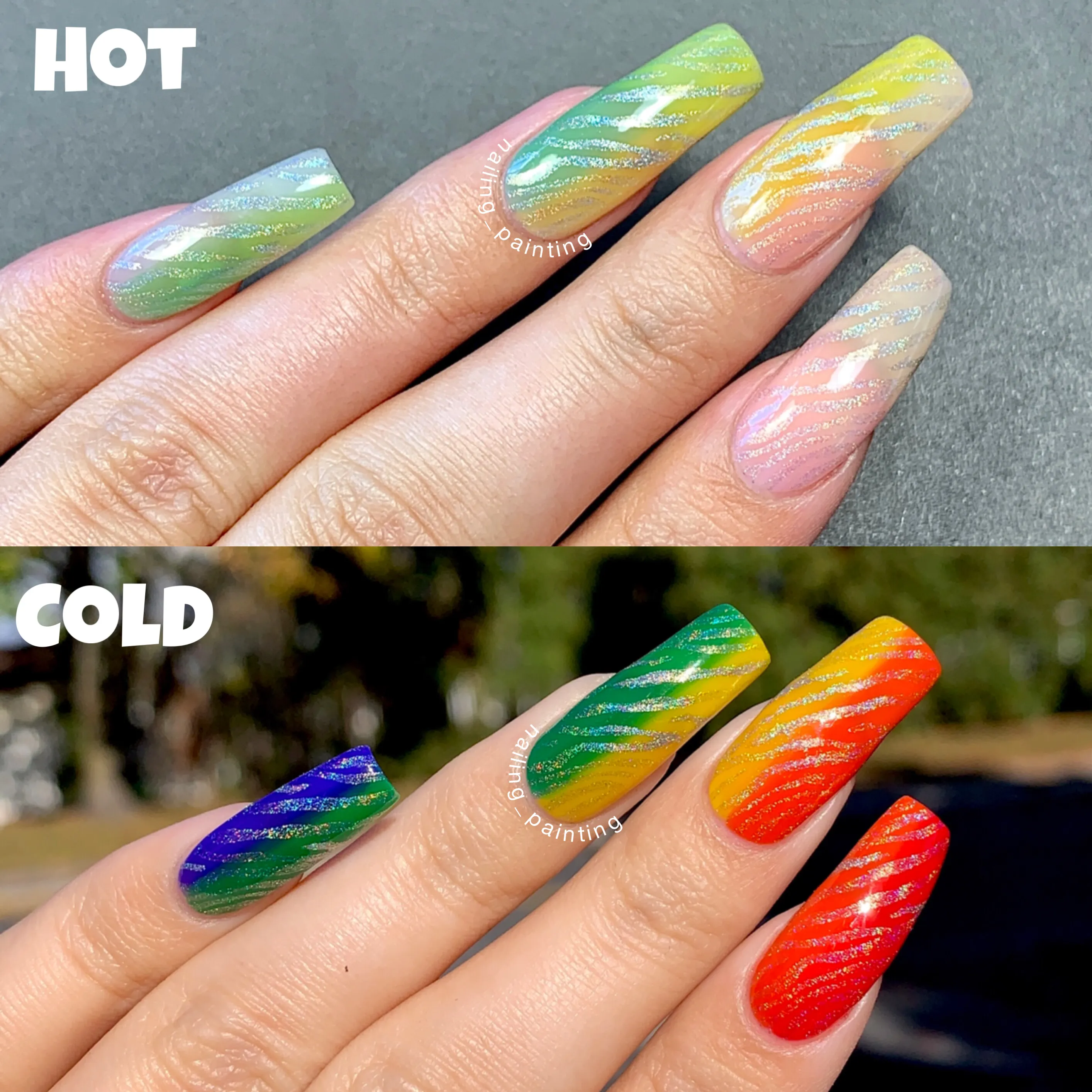 Concealed Crimson - Thermal Nail Polish - Clearly Rainbows Collection