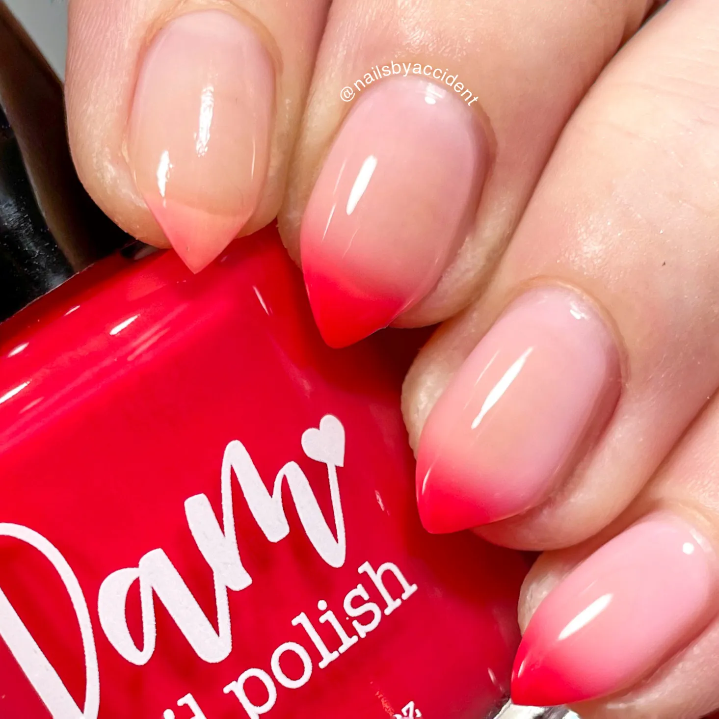 Concealed Crimson - Thermal Nail Polish - Clearly Rainbows Collection