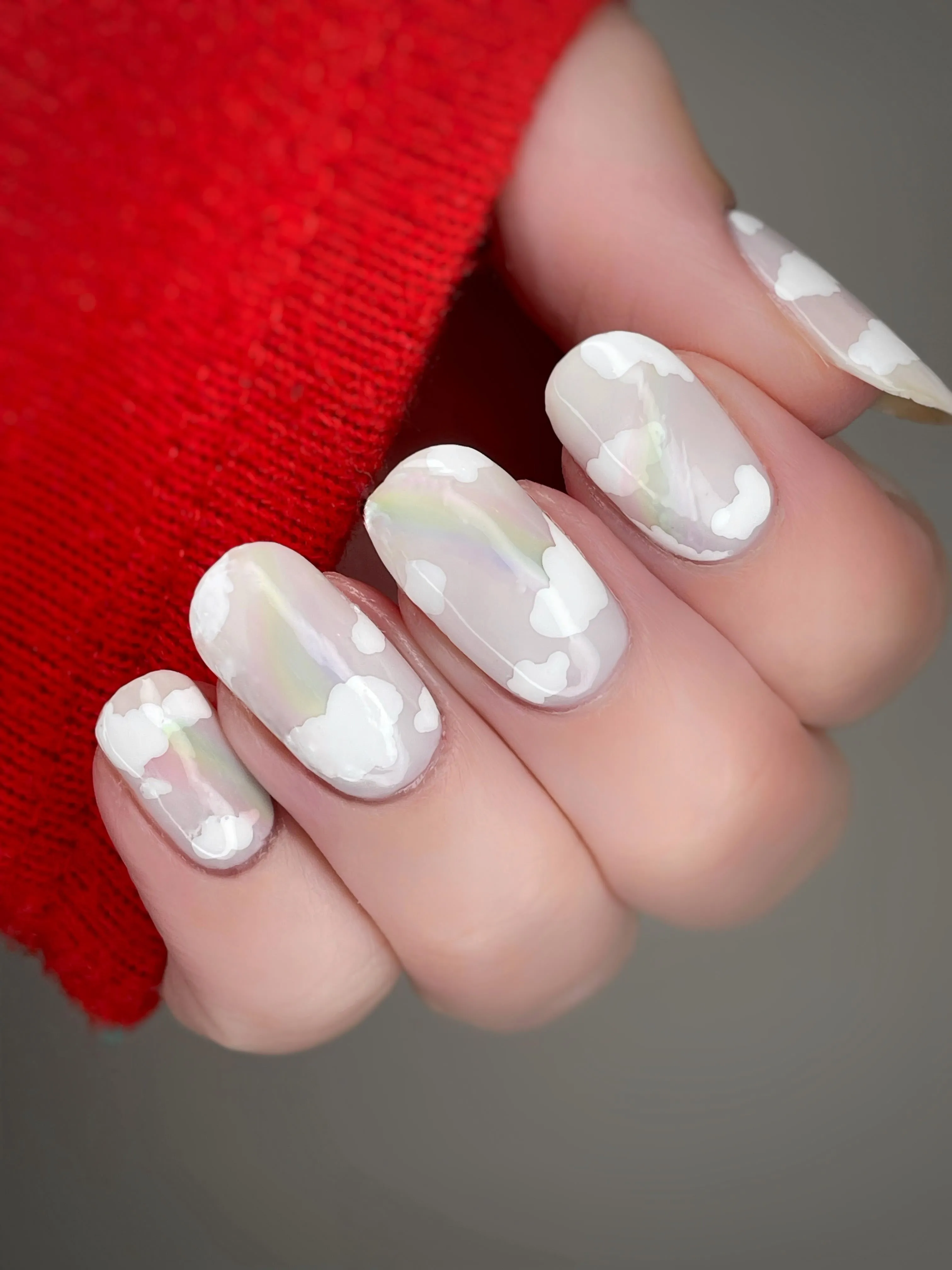 Concealed Crimson - Thermal Nail Polish - Clearly Rainbows Collection