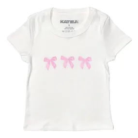 COQUETTE BOW TSHIRT