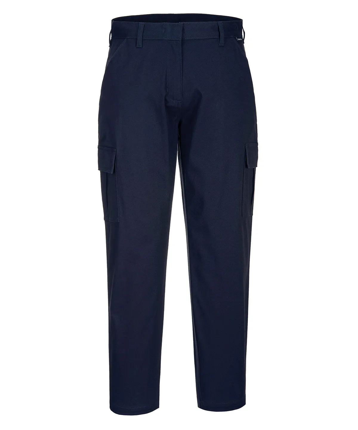 Dark Navy - Women's stretch cargo trousers (S233) slim fit