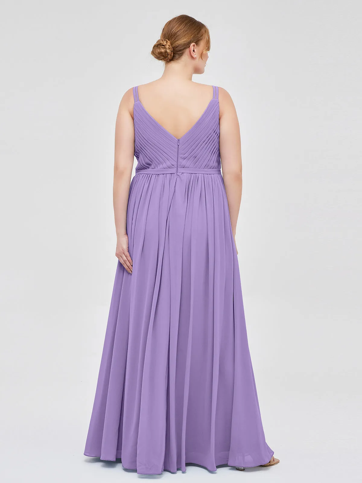 Double Strap Chiffon Bridesmaid Dresses Tahiti