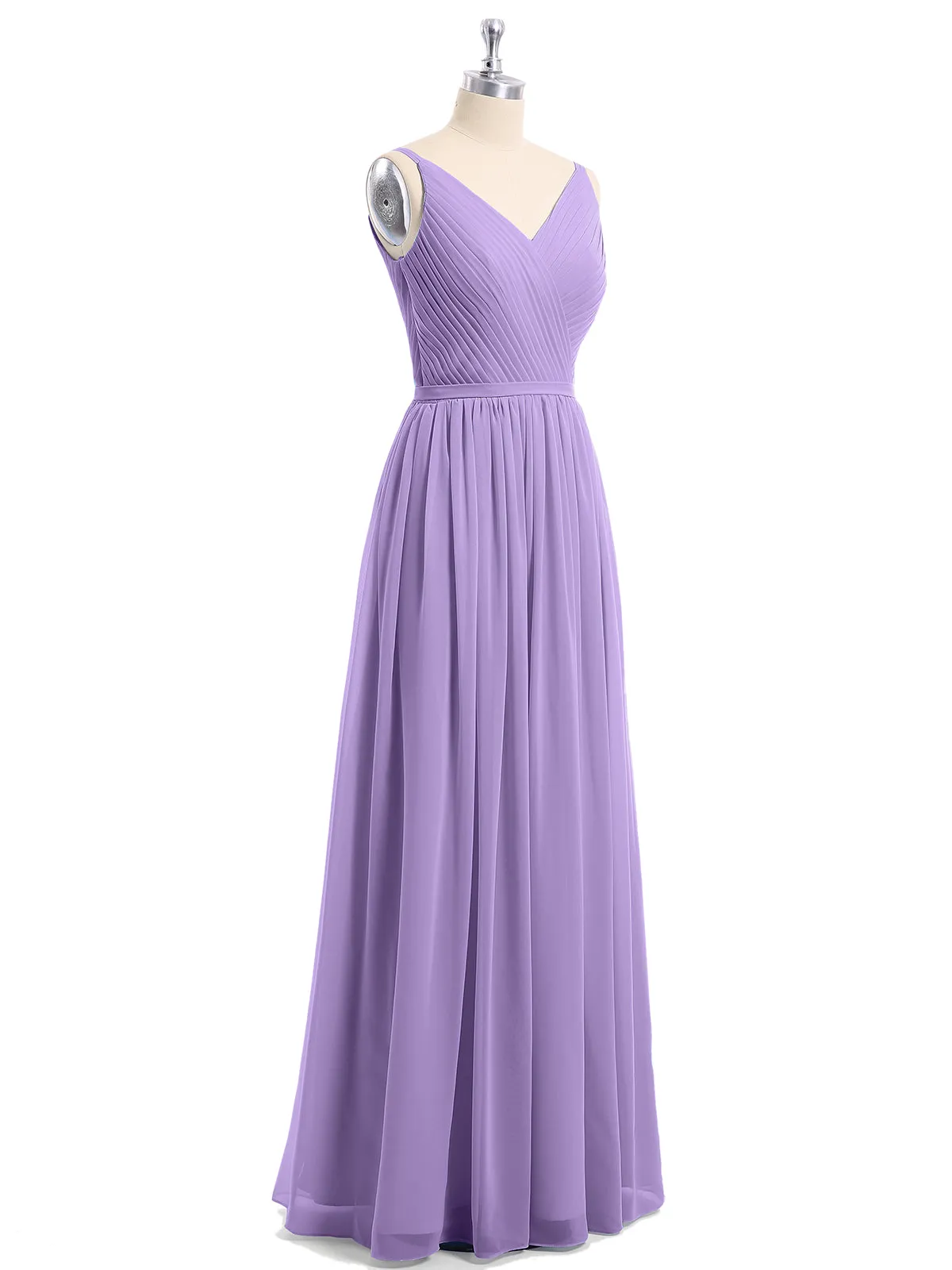 Double Strap Chiffon Bridesmaid Dresses Tahiti