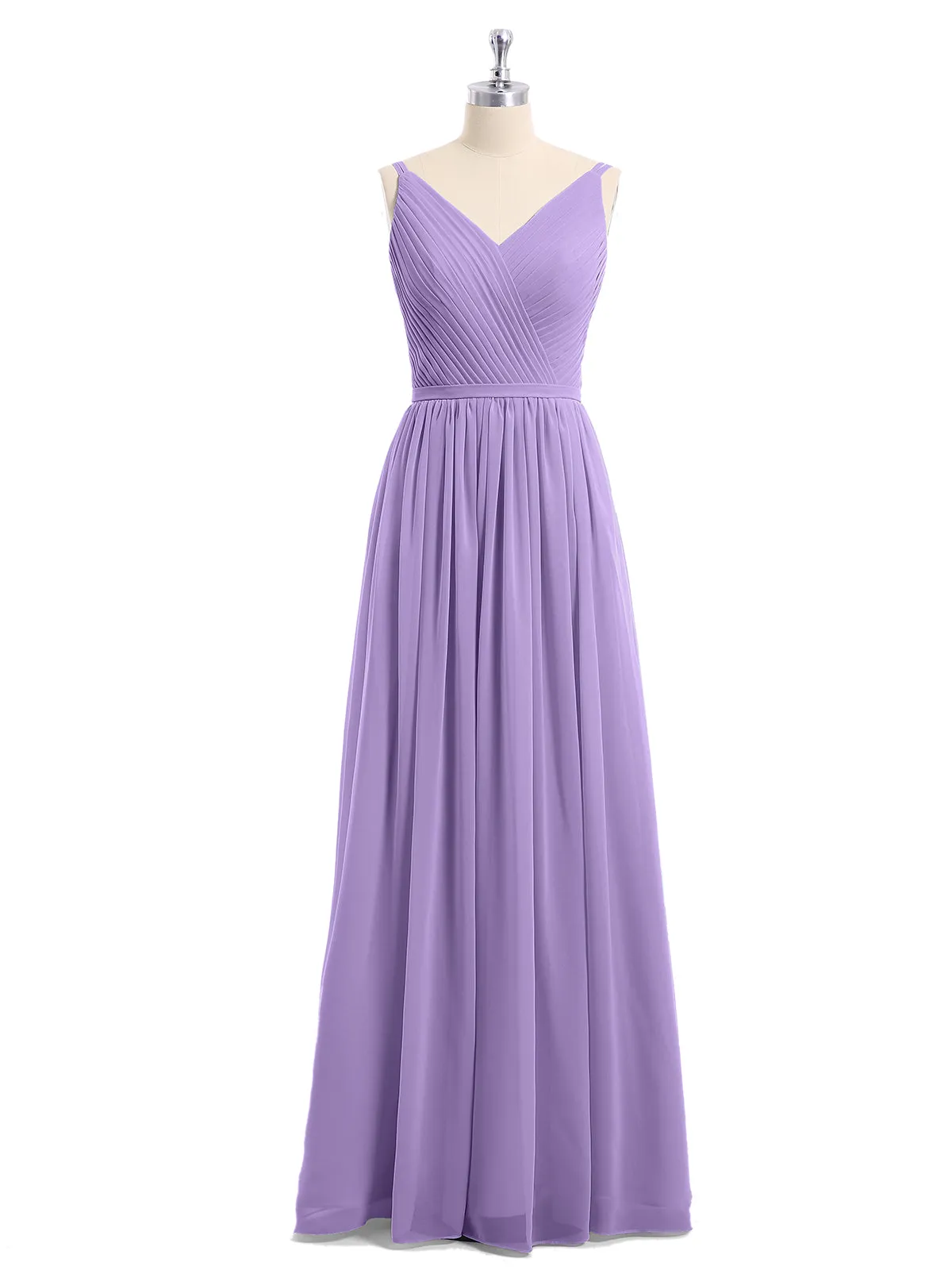 Double Strap Chiffon Bridesmaid Dresses Tahiti