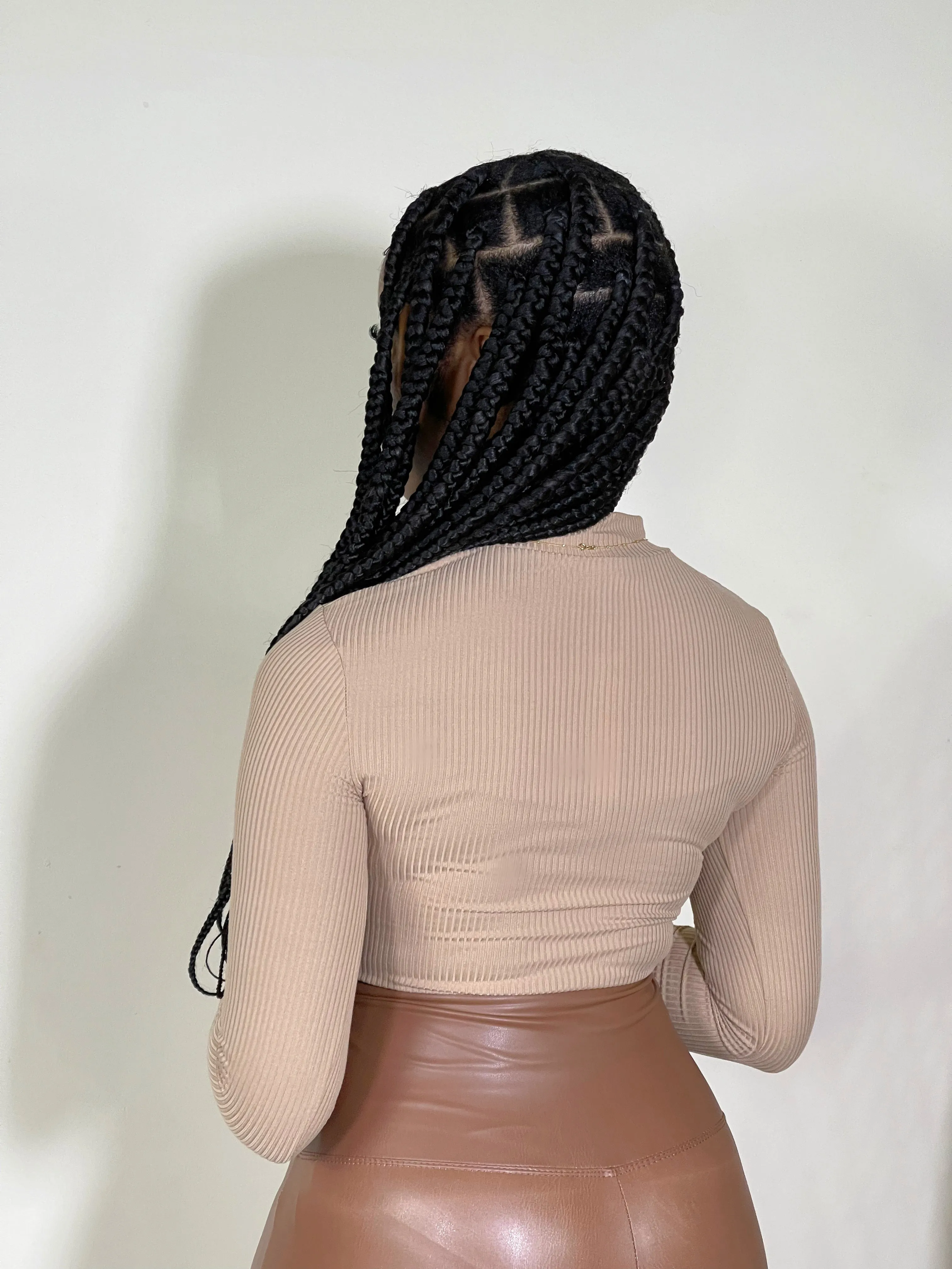 Elena Cut Out Ribbed Bodysuit-Latte