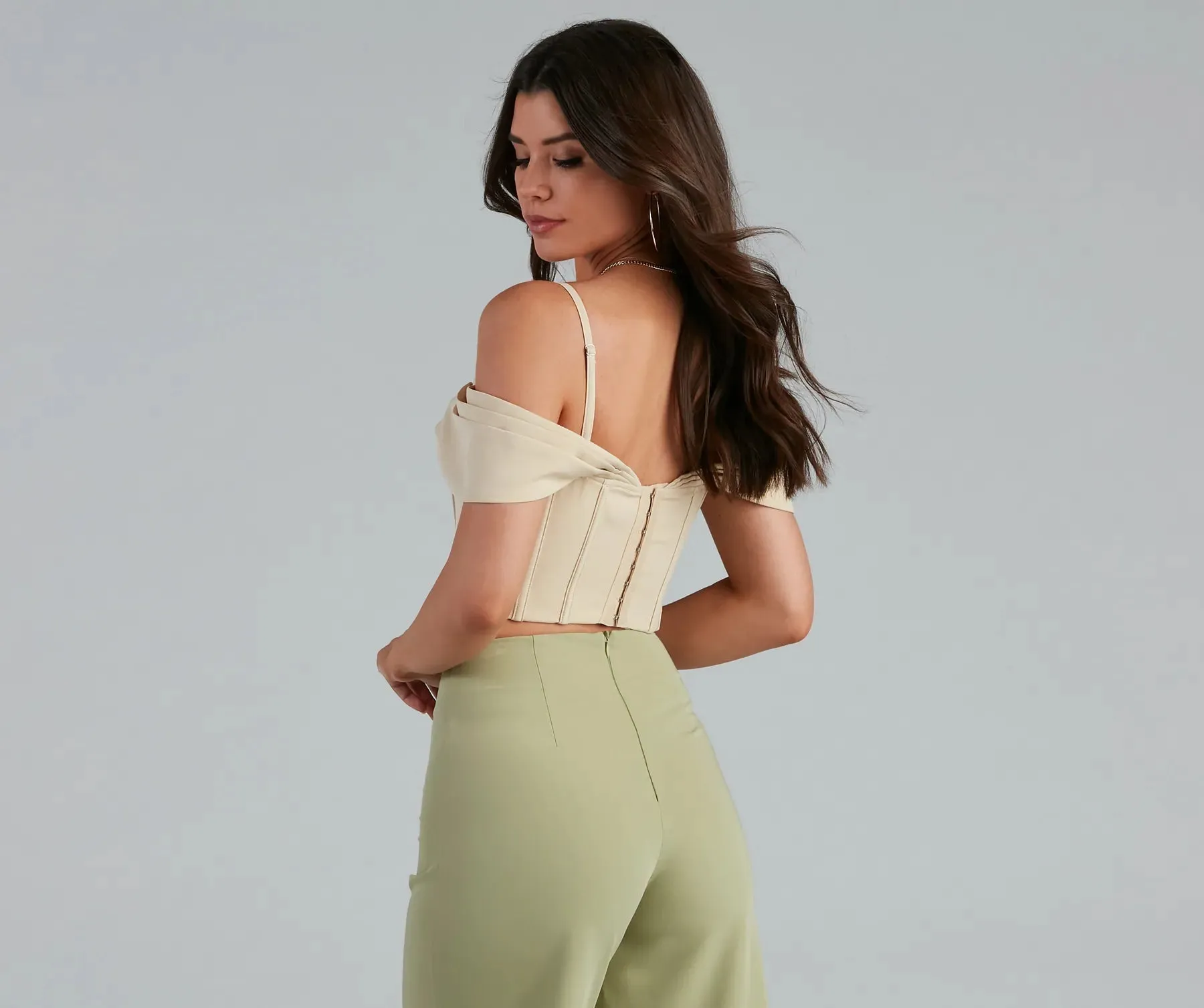 Forever Femme Cold Shoulder Corset