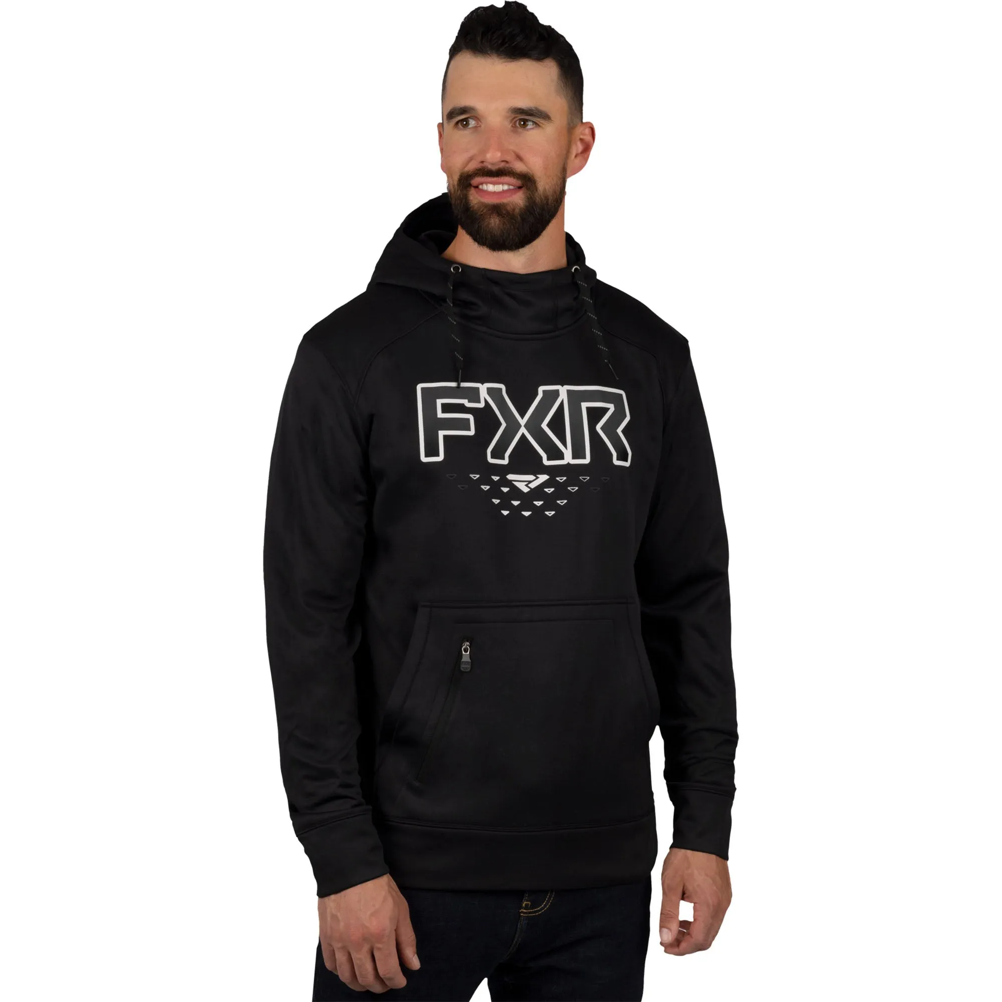 FXR Helium Tech Pullover Hoodie Black/White