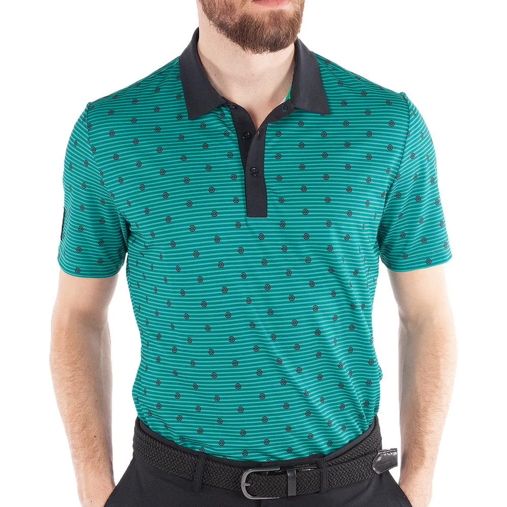 Galvin Green Monty V8  Polo Shirt - Green/Black