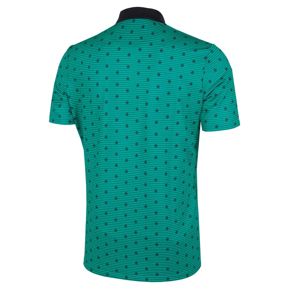 Galvin Green Monty V8  Polo Shirt - Green/Black