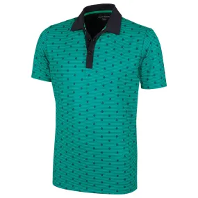 Galvin Green Monty V8  Polo Shirt - Green/Black