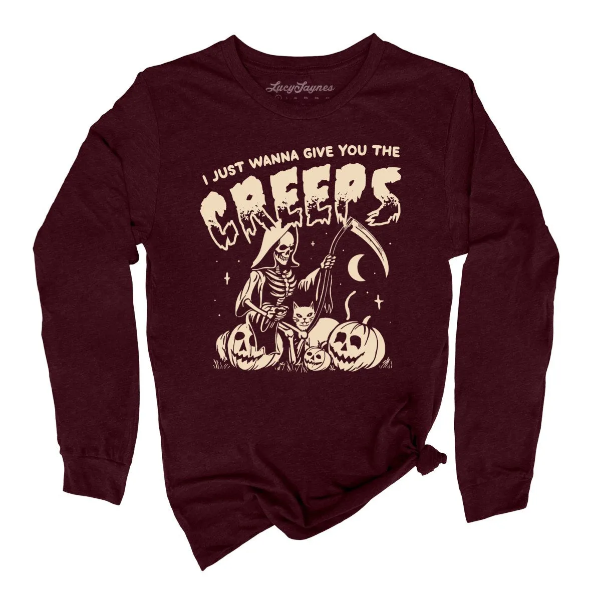 Give You The Creeps Long Sleeve Tee