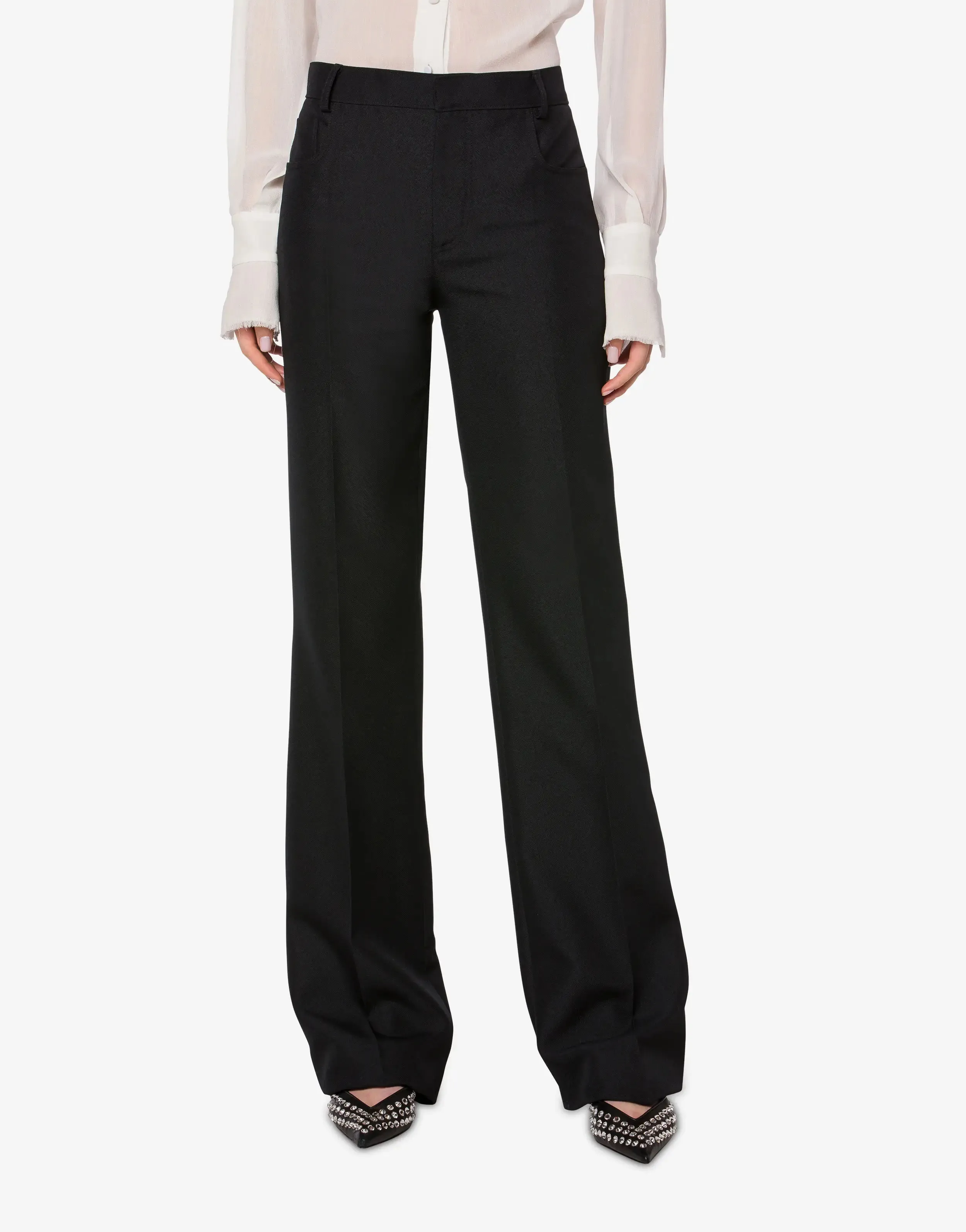 Grain de poudre technical flare trousers