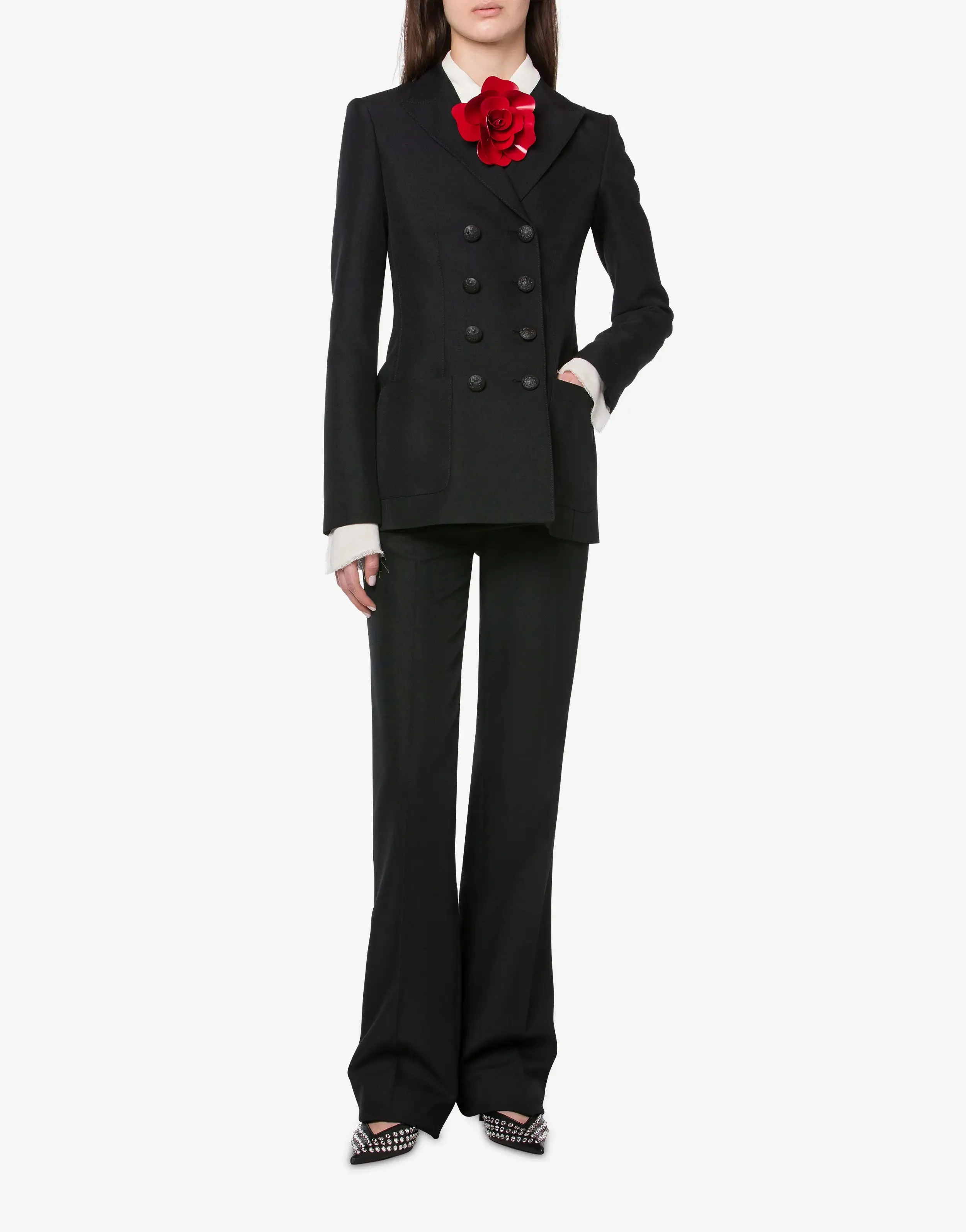 Grain de poudre technical flare trousers