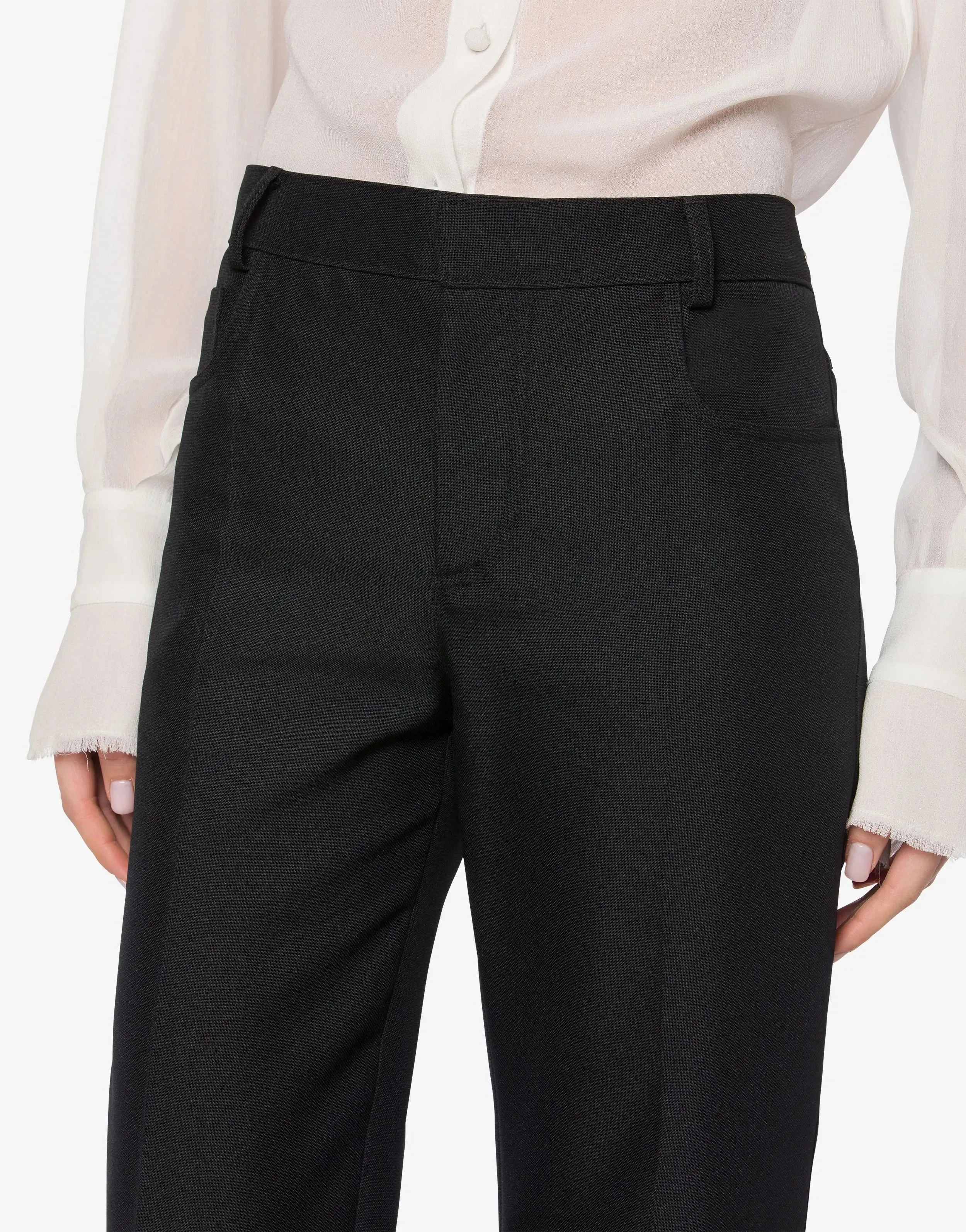 Grain de poudre technical flare trousers