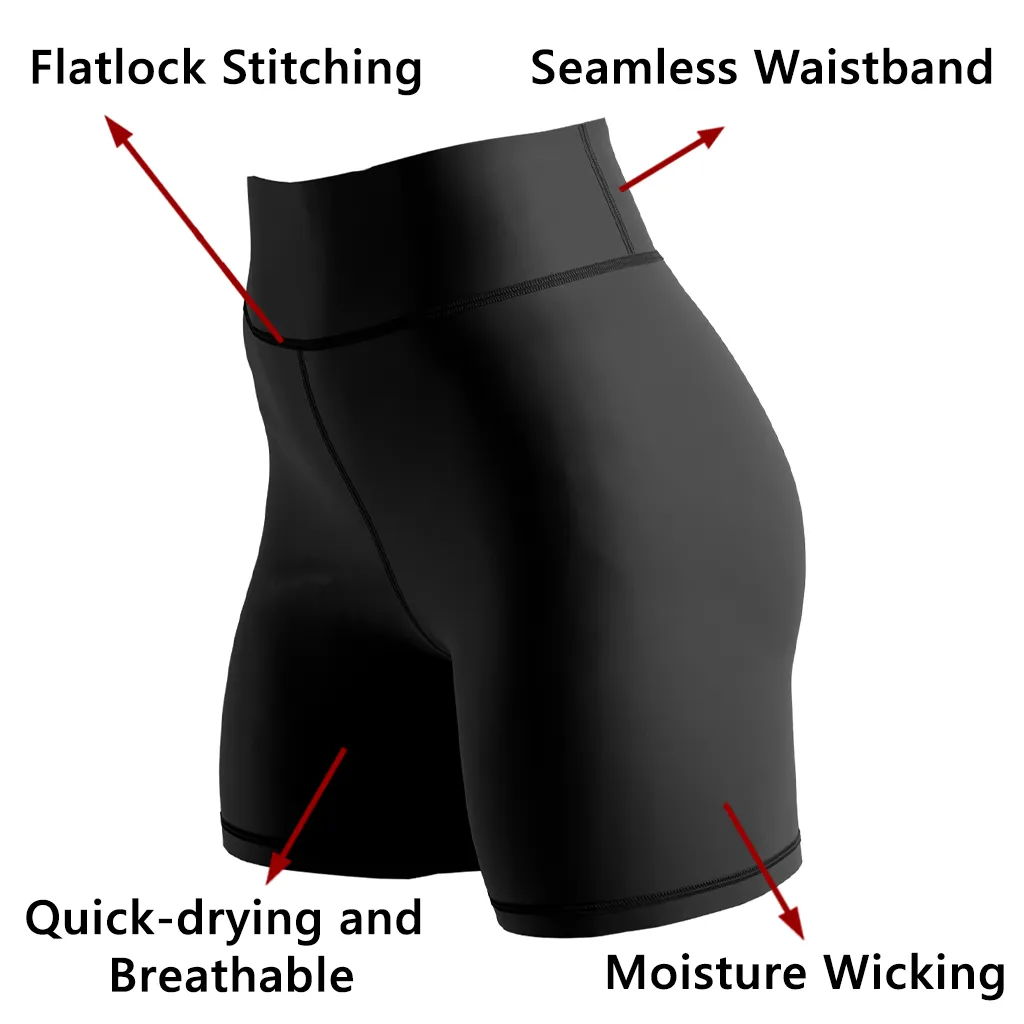Grappler Women's Rank BJJ/MMA Compression Shorts