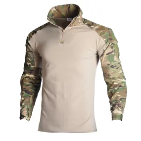 HAN WILD Men's Army Shirts Military Combat Tactical Clothing Hunting Uniform Camouflage
