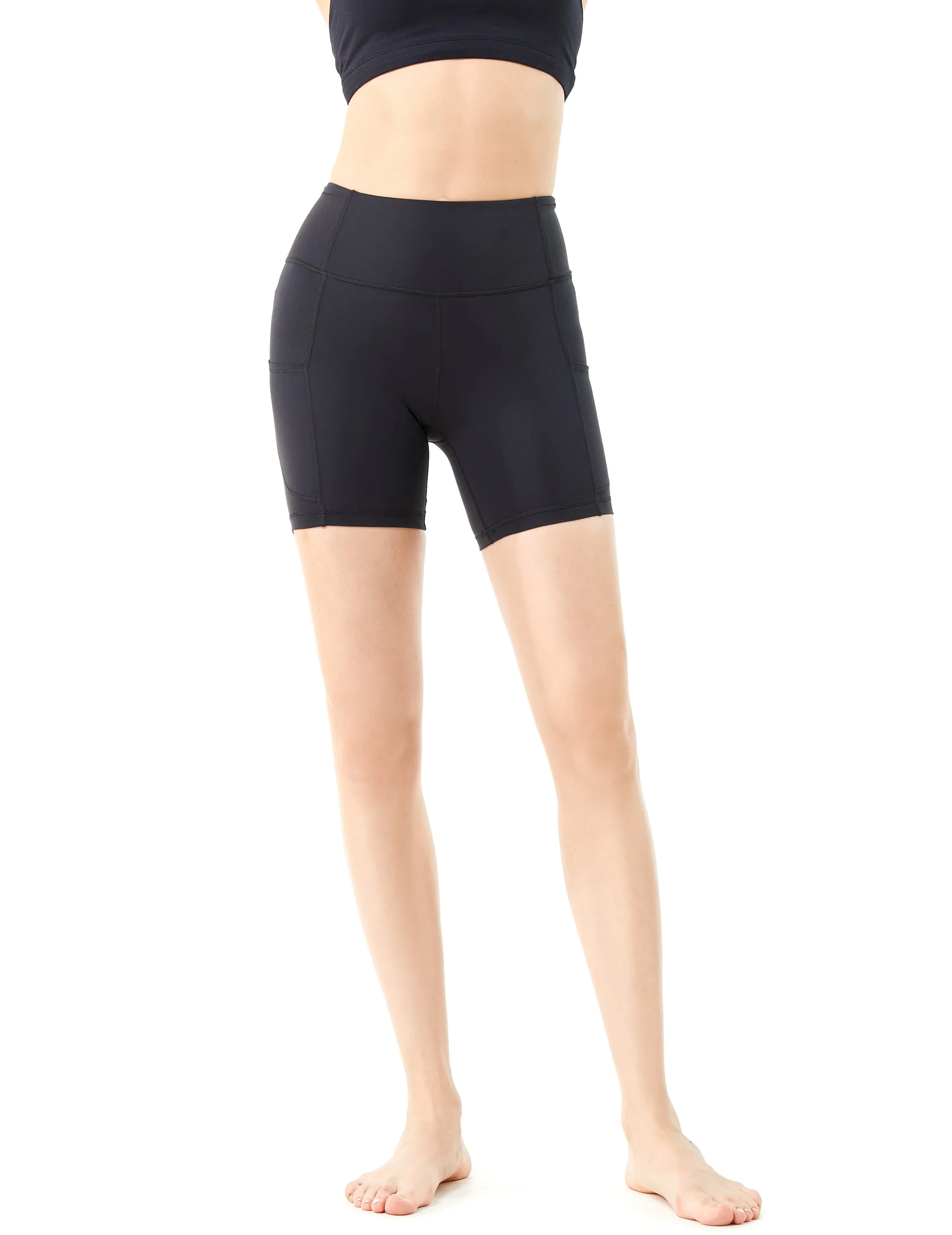 High-Waist Runner Short 6" Inseam w Pockets