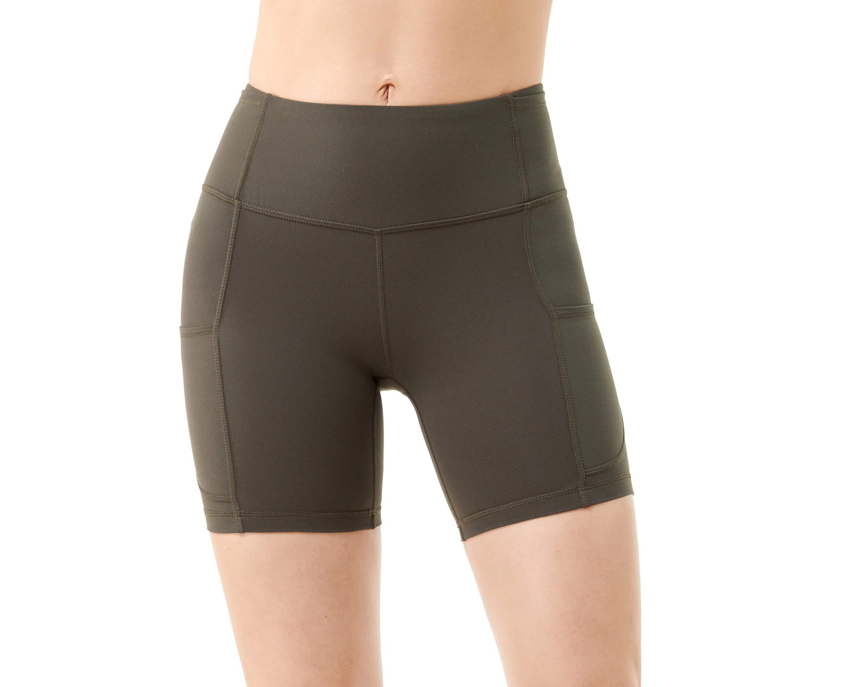 High-Waist Runner Short 6" Inseam w Pockets