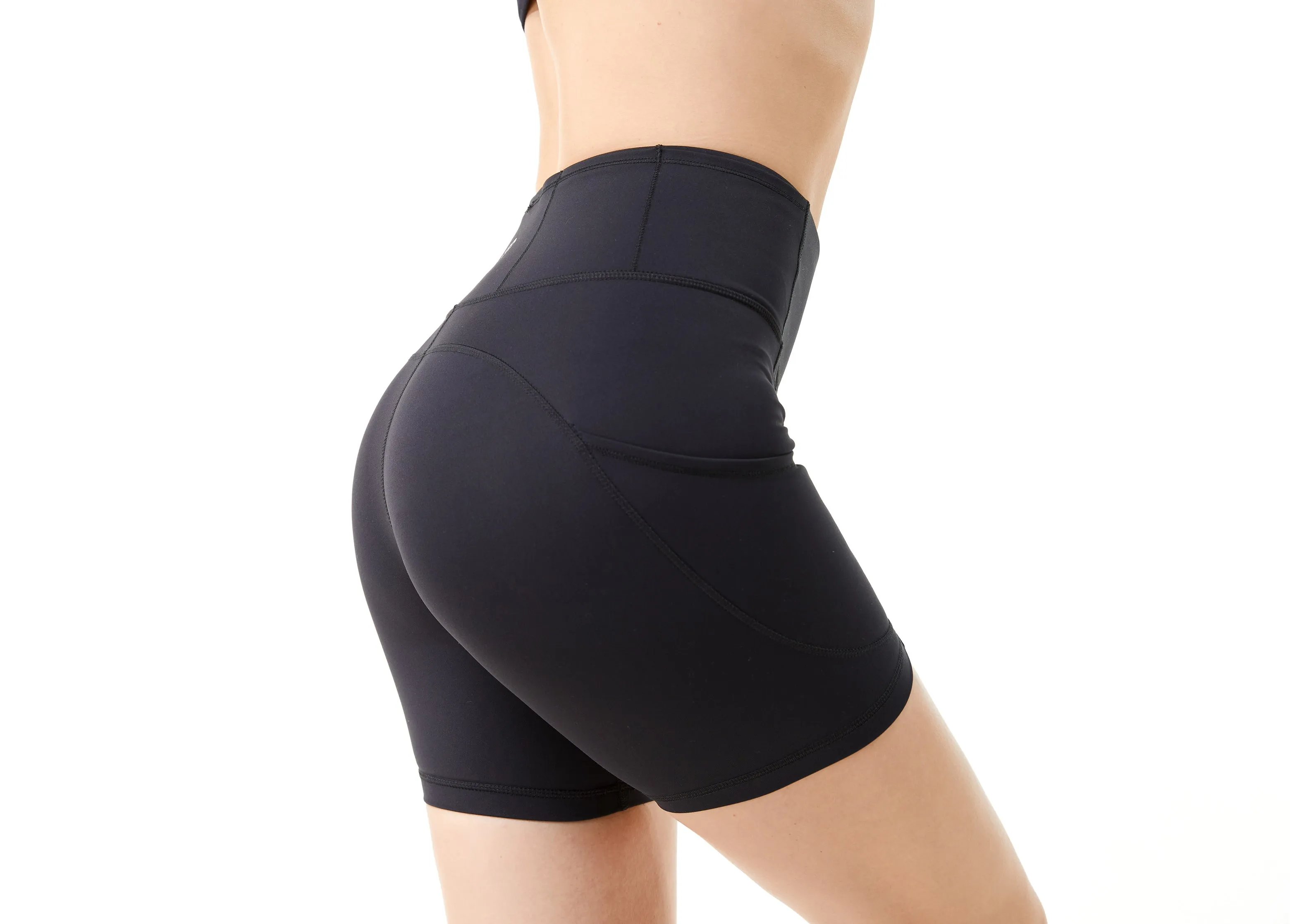 High-Waist Runner Short 6" Inseam w Pockets