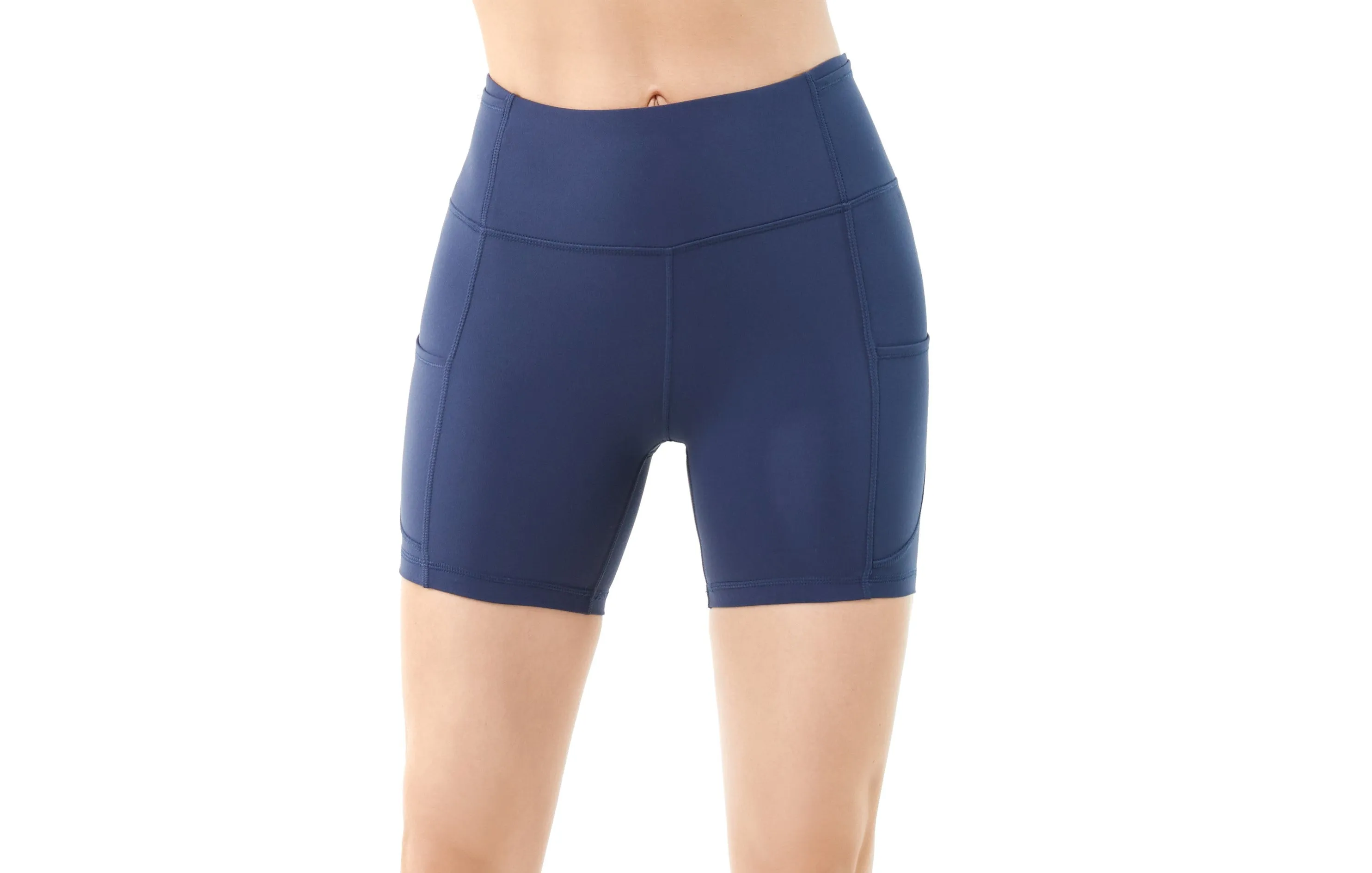 High-Waist Runner Short 6" Inseam w Pockets